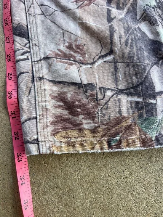 Vintage Carhartt Mens 38x34 Camo Dungaree Fit Pants Hunting Realtree D4 - Picture 5 of 7